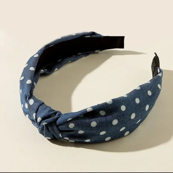 Accessories | Pick Any 212 Sale Nwot Knotted Denim Headband  display picture 2